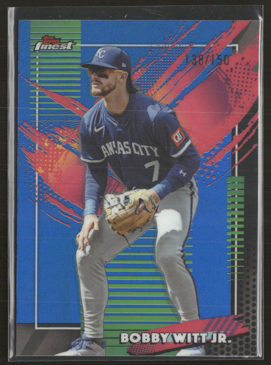 2026 Finest Blue Refractors Bobby Witt Jr. #/150 #207