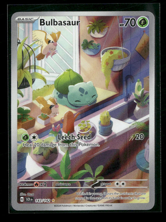 SV07: Stellar Crown Bulbasaur #143/142