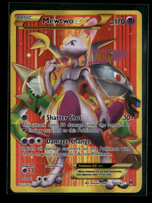 XY - BREAKthrough Mewtwo EX (164 Secret Full Art) #164/162