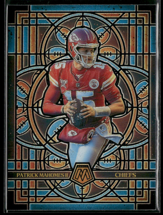 2025 Panini Mosaic Stained Glass Patrick Mahomes II #13