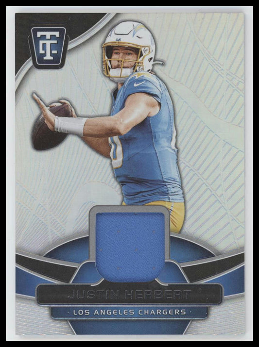 2024 Panini Totally Certified Materials #/149 Justin Herbert #TCM-JSH