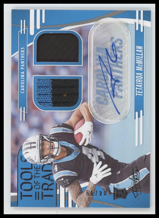 2025 Panini Absolute Tools of Trade #/99 Auto Tetairoa McMillan #TTD-TMC