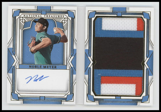2024 Panini National Treasures Jumbol Booklet Noble Meyer #/35 Auto #JMB-NM