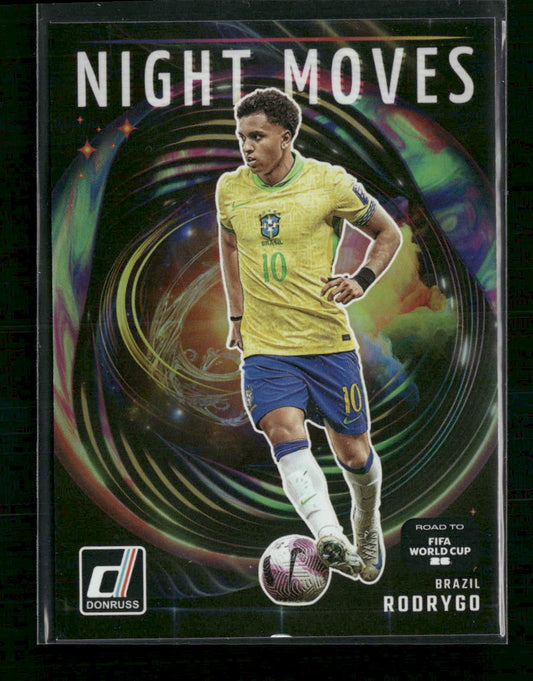 2025-26 Panini Donruss Road to FIFI World Cup 26 Rodrygo Night Moves #3