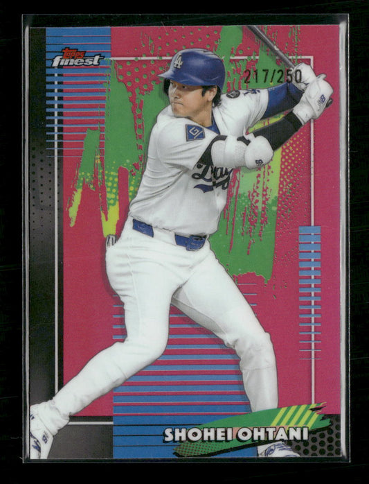 2026 Finest Pink Refractors Shohei Ohtani #/250 #50