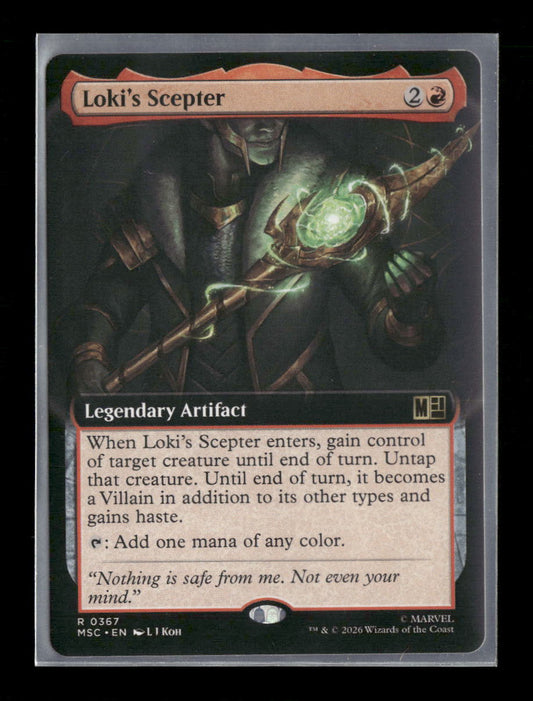 Commander: Marvel Super Heroes Loki's Scepter (Extended Art) #367