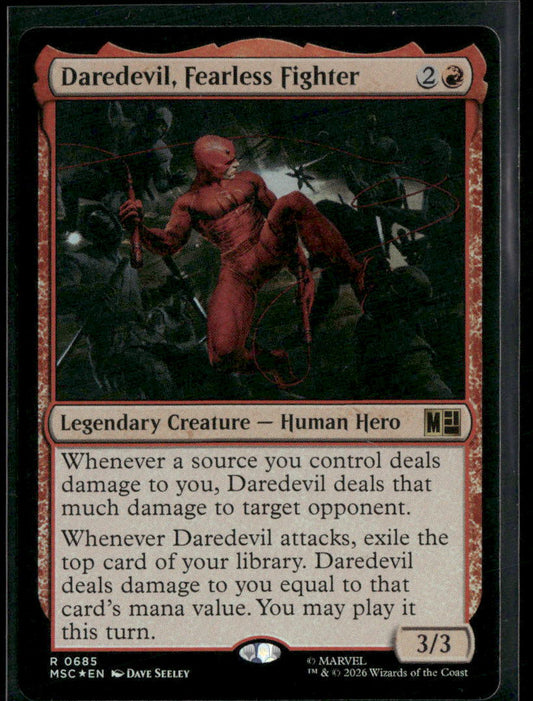 Commander: Marvel Super Heroes Daredevil, Fearless Fighter Foil #685