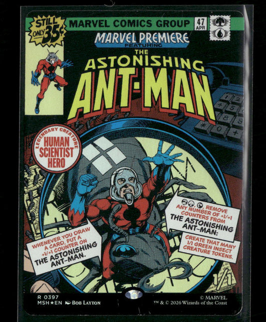 Marvel Super Heroes The Astonishing Ant-Man (Borderless) Foil #397