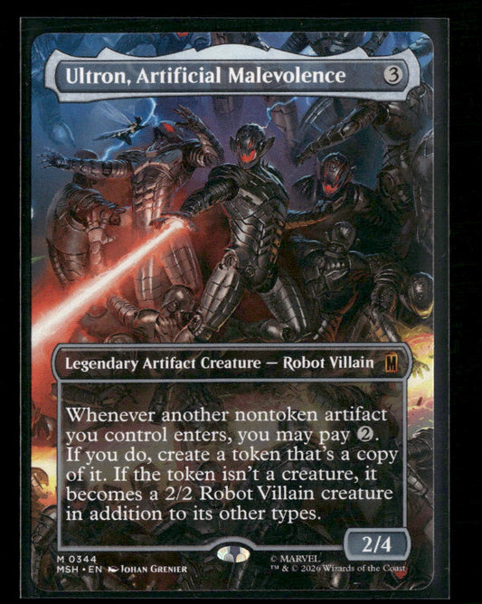 Marvel Super Heroes Ultron, Artificial Malevolence (Borderless) (0344) #344