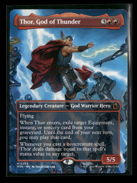 Marvel Super Heroes Thor, God of Thunder (Borderless) (0338) #338