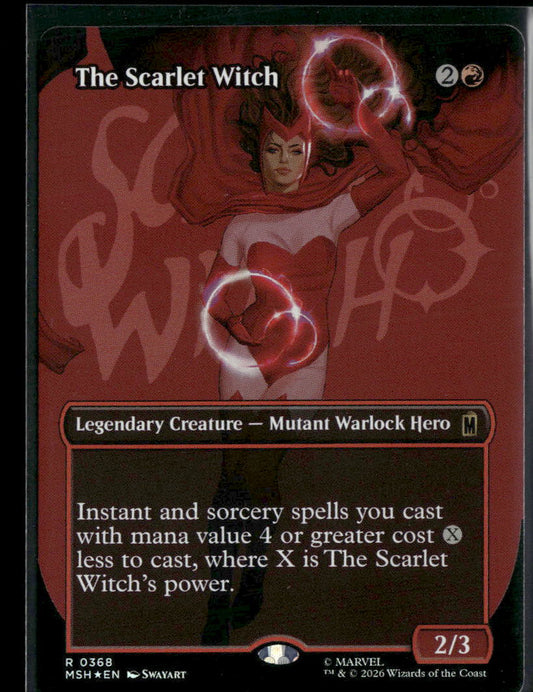 Marvel Super Heroes The Scarlet Witch (Borderless) Foil #368