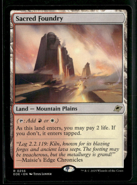 Edge of Eternities Sacred Foundry #256