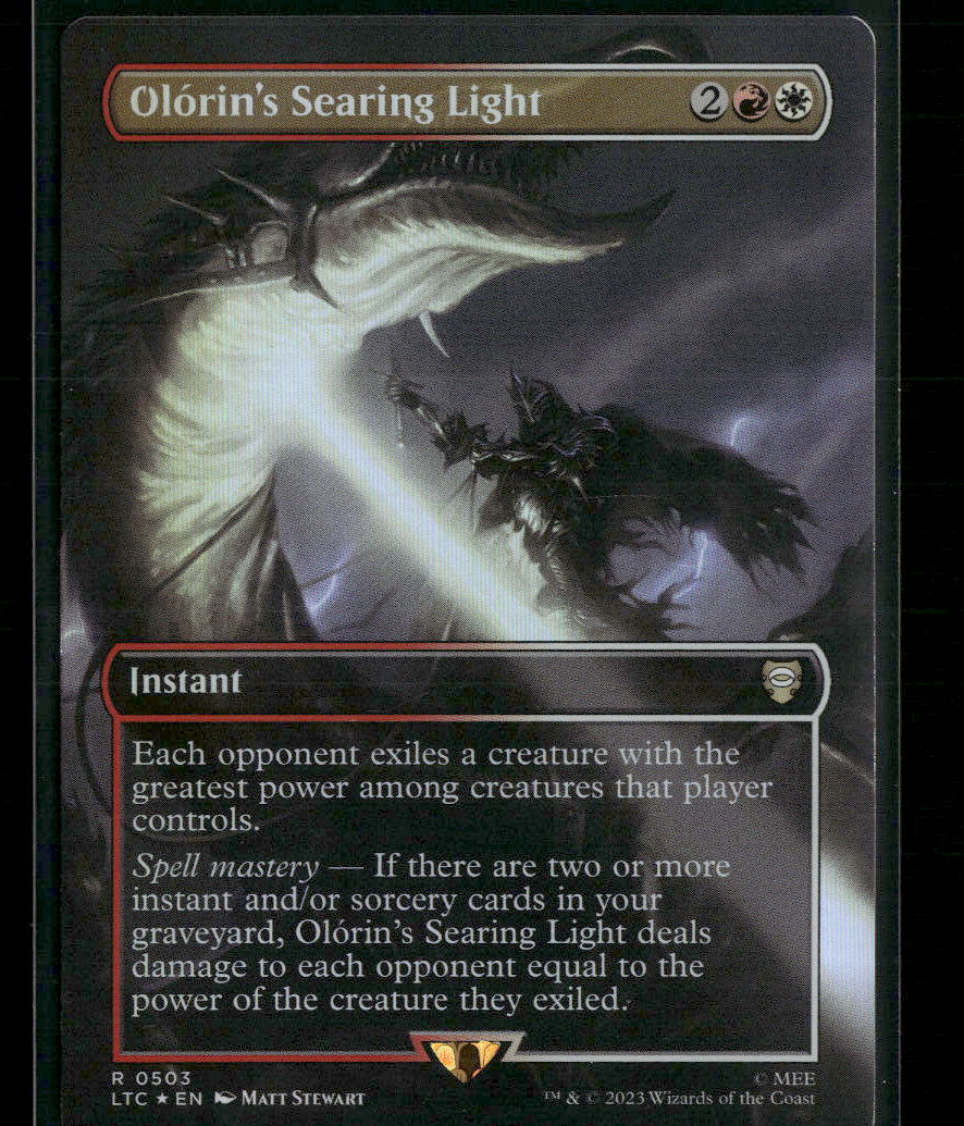 Commander: The Lord of the Rings Olorin's Searing Light (Borderless) Foil #503