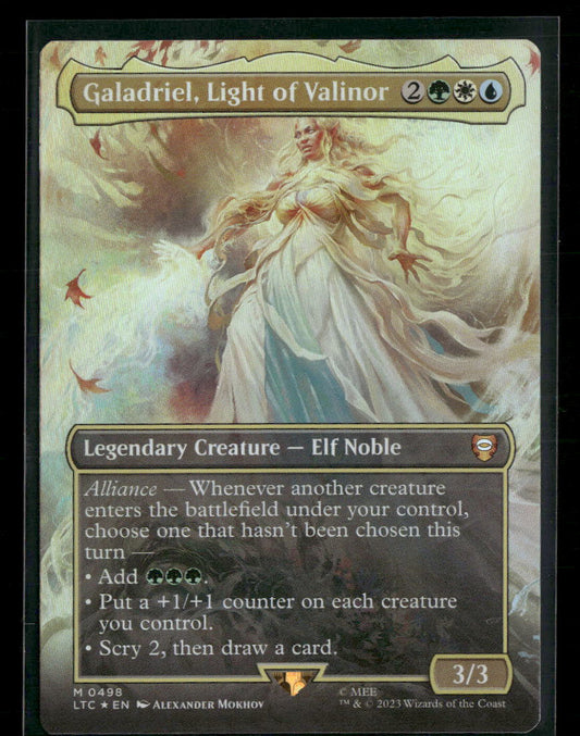 The Lord of the Rings: Galadriel, Light of Valinor (Borderless) Foil #498