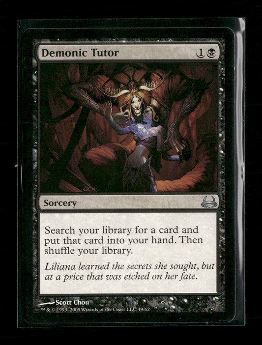 Duel Decks: Divine vs. Demonic Demonic Tutor #49