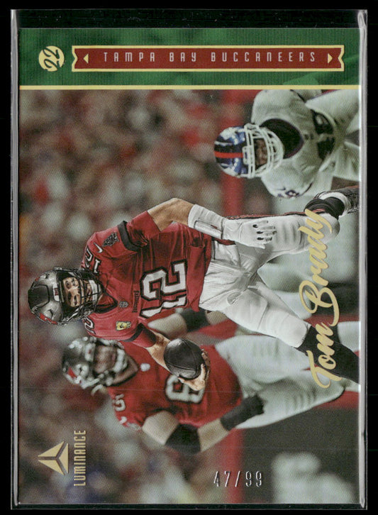 2022 Panini Luminance Green Tom Brady #/99 #80