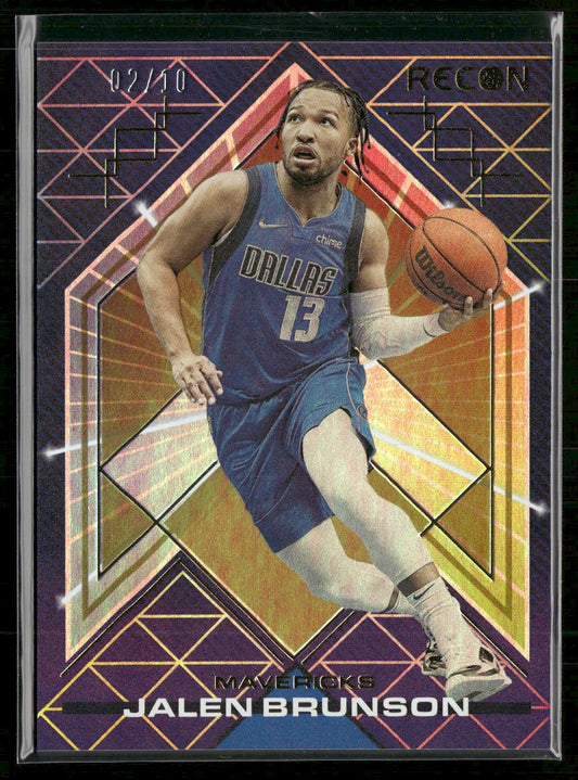 2021-22 Panini Recon Holo Gold Jalen Brunson #/10 #93