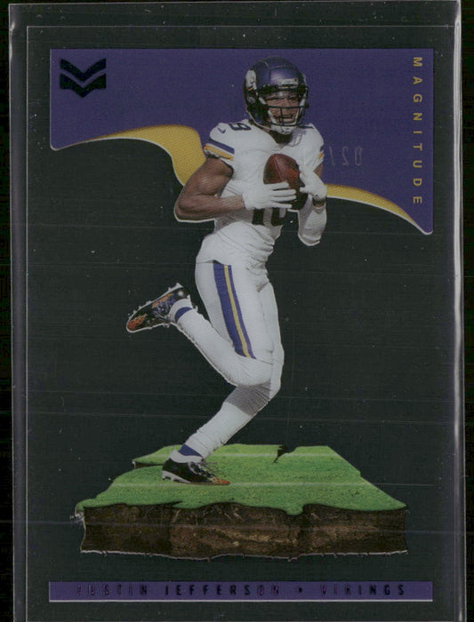 2021 Panini Chronicles Magnitude Purple Justin Jefferson #/49 #MAG-29