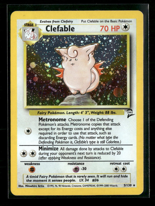 Base Set 2 Clefable #005/130