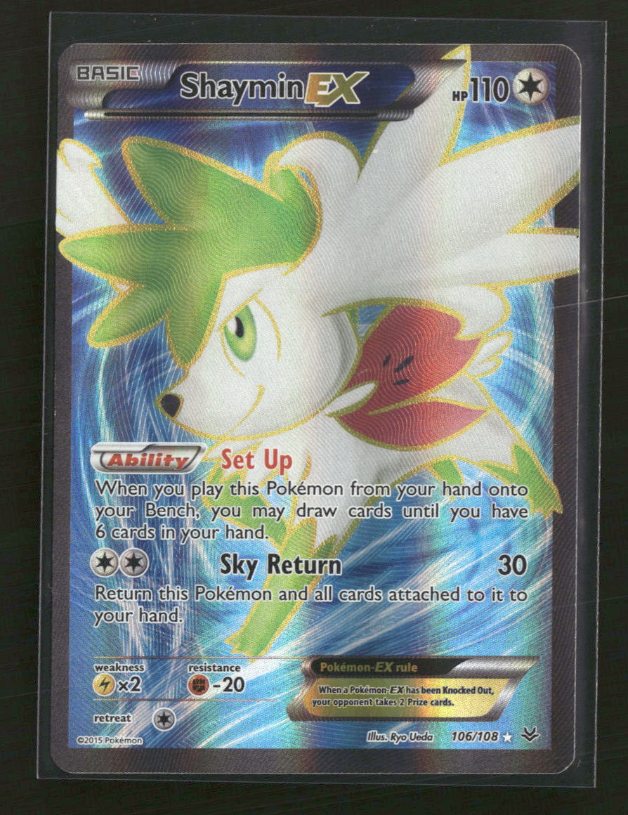XY - Roaring Skies Shaymin EX (106 Full Art) #106/108