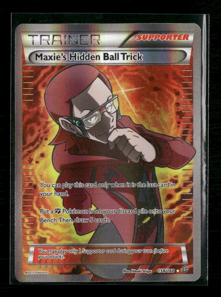 XY - Primal Clash Maxie's Hidden Ball Trick (158 Full Art) #158/160