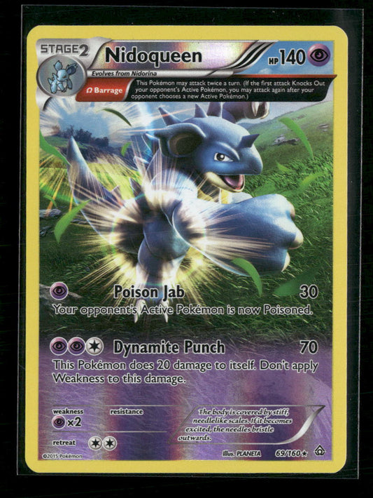 XY - Primal Clash Nidoqueen (Omega) Reverse Holo #69/160