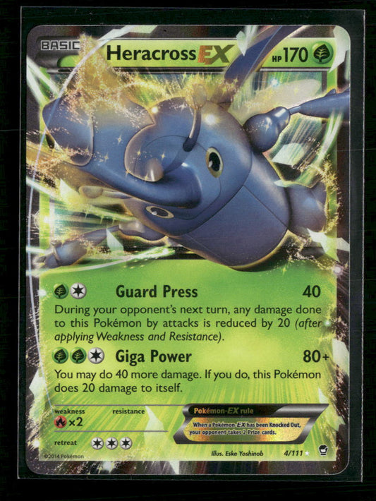 XY - Furious Fists Heracross EX #4/111