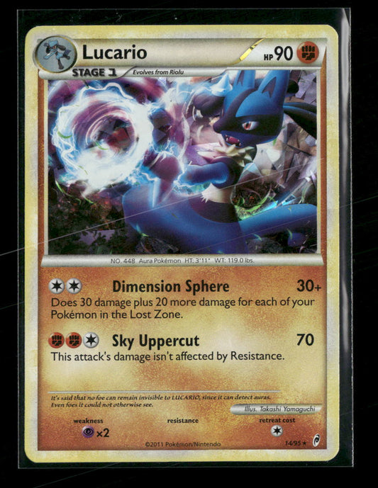 Deck Exclusives Lucario (Cracked Ice Holo) #014/095