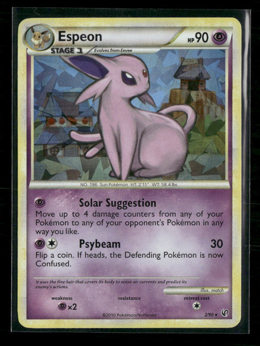 Deck Exclusives Espeon (Cracked Ice Holo) #002/090