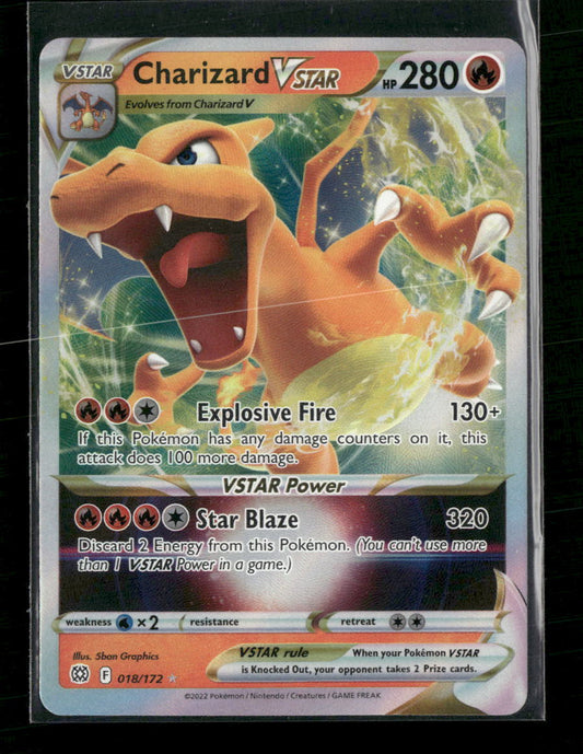 SWSH09: Brilliant Stars Charizard VSTAR #018/172