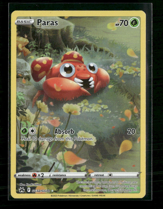 SWSH: Crown Zenith: Galarian Gallery Paras #GG32/GG70