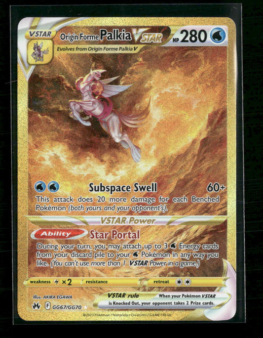 Crown Zenith: Galarian Gallery Origin Forme Palkia VSTAR (Secret) #GG67/GG70