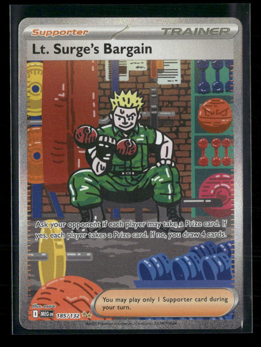 ME01: Mega Evolution Lt. Surge's Bargain #185/132