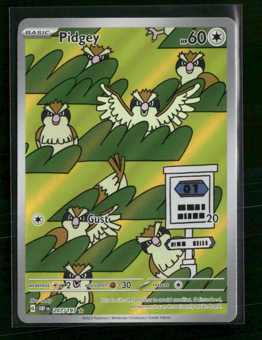 SV03: Obsidian Flames Pidgey #207/197
