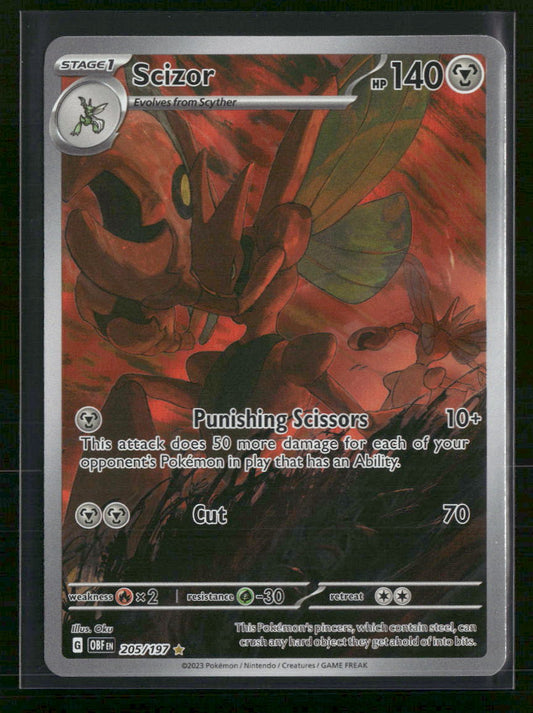 SV03: Obsidian Flames Scizor #205/197