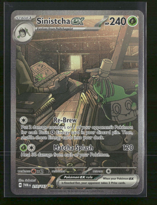 SV06: Twilight Masquerade Sinistcha ex #210/167