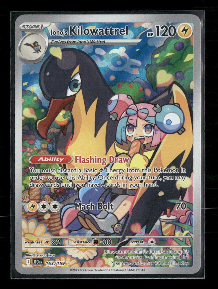 SV09: Journey Together Iono's Kilowattrel #163/159