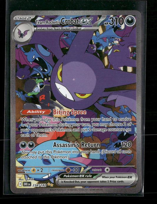 SV10: Destined Rivals Team Rocket's Crobat ex #234/182