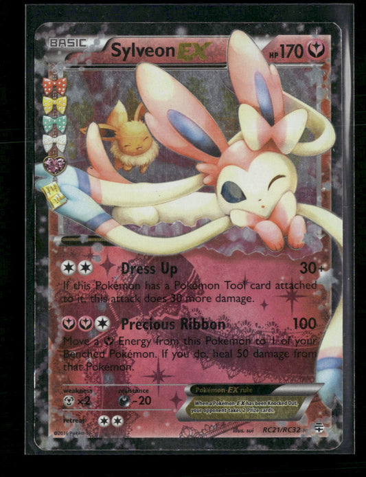 Generations: Radiant Collection Sylveon EX #RC21/RC32 Damaged