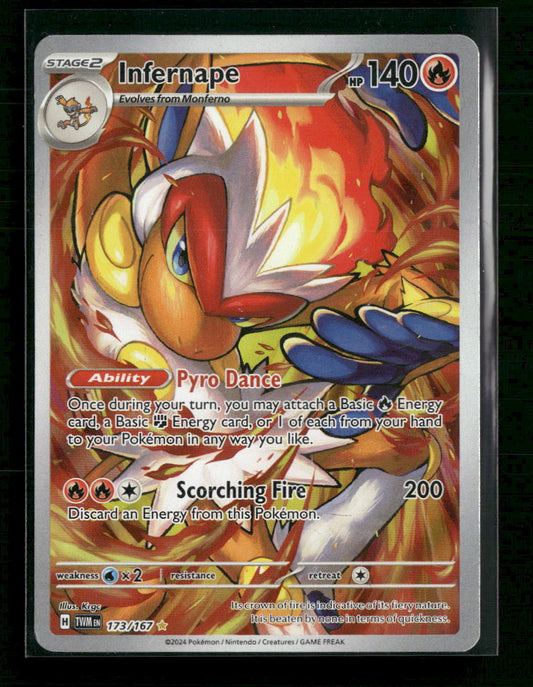 SV06: Twilight Masquerade Infernape #173/167 Damaged