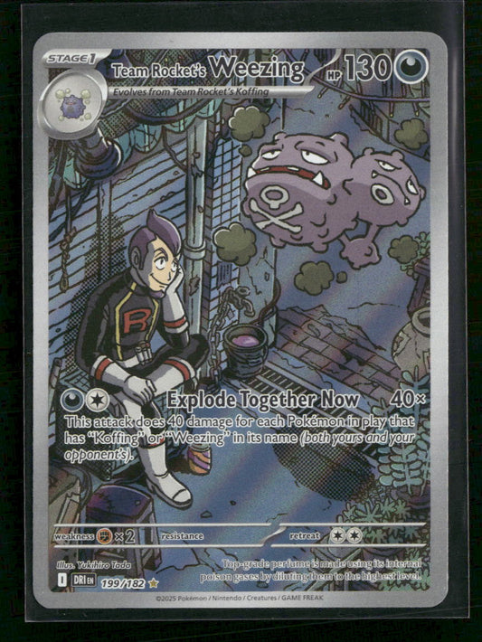SV10: Destined Rivals Team Rocket's Weezing #199/182