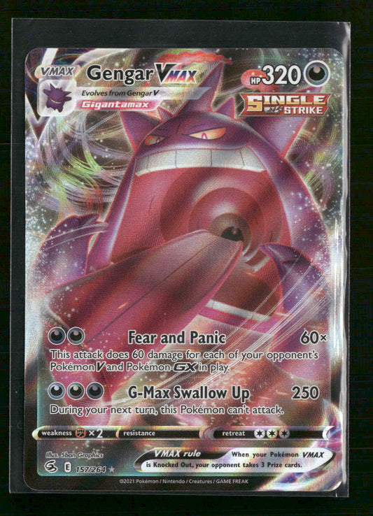 SWSH08: Fusion Strike Gengar VMAX #157/264