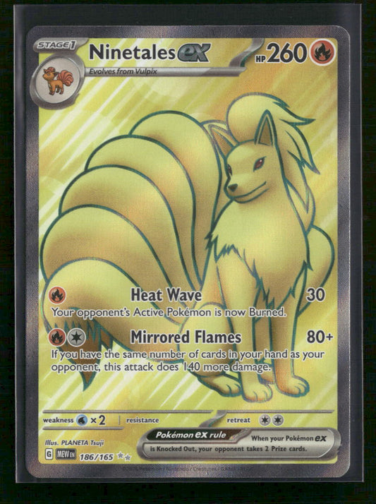 SV: Scarlet & Violet 151 Ninetales ex #186/165