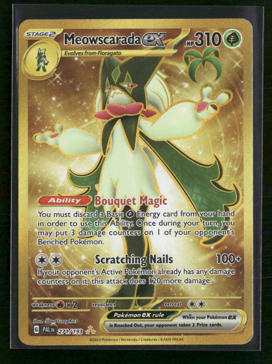 SV02: Paldea Evolved Meowscarada ex #271/193