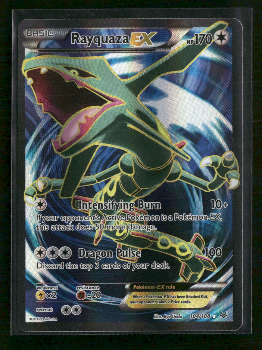 XY - Roaring Skies Rayquaza EX (104 Full Art) #104/108