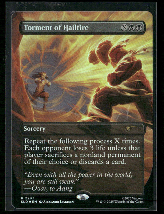 Torment of Hailfire (2287) (Rainbow Foil) - Secret Lair Drop Series (SLD)