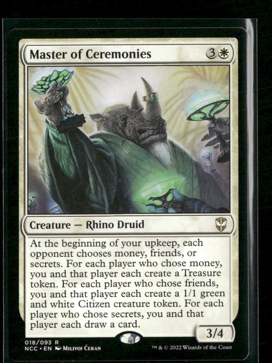 Commander: Streets of New Capenna Master of Ceremonies #18