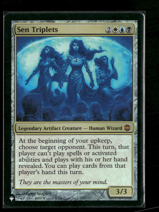 The List Reprints Sen Triplets #109