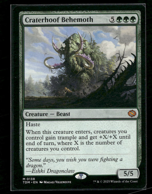 Tarkir: Dragonstorm Craterhoof Behemoth #138