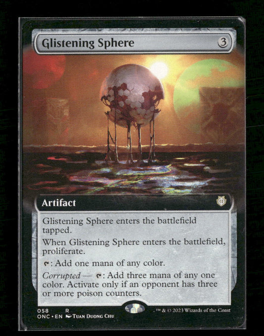 Commander: Phyrexia: All Will Be One Glistening Sphere (Extended Art) #58